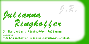 julianna ringhoffer business card